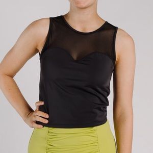 NWT Kortni jeane netted sweet heart Medium